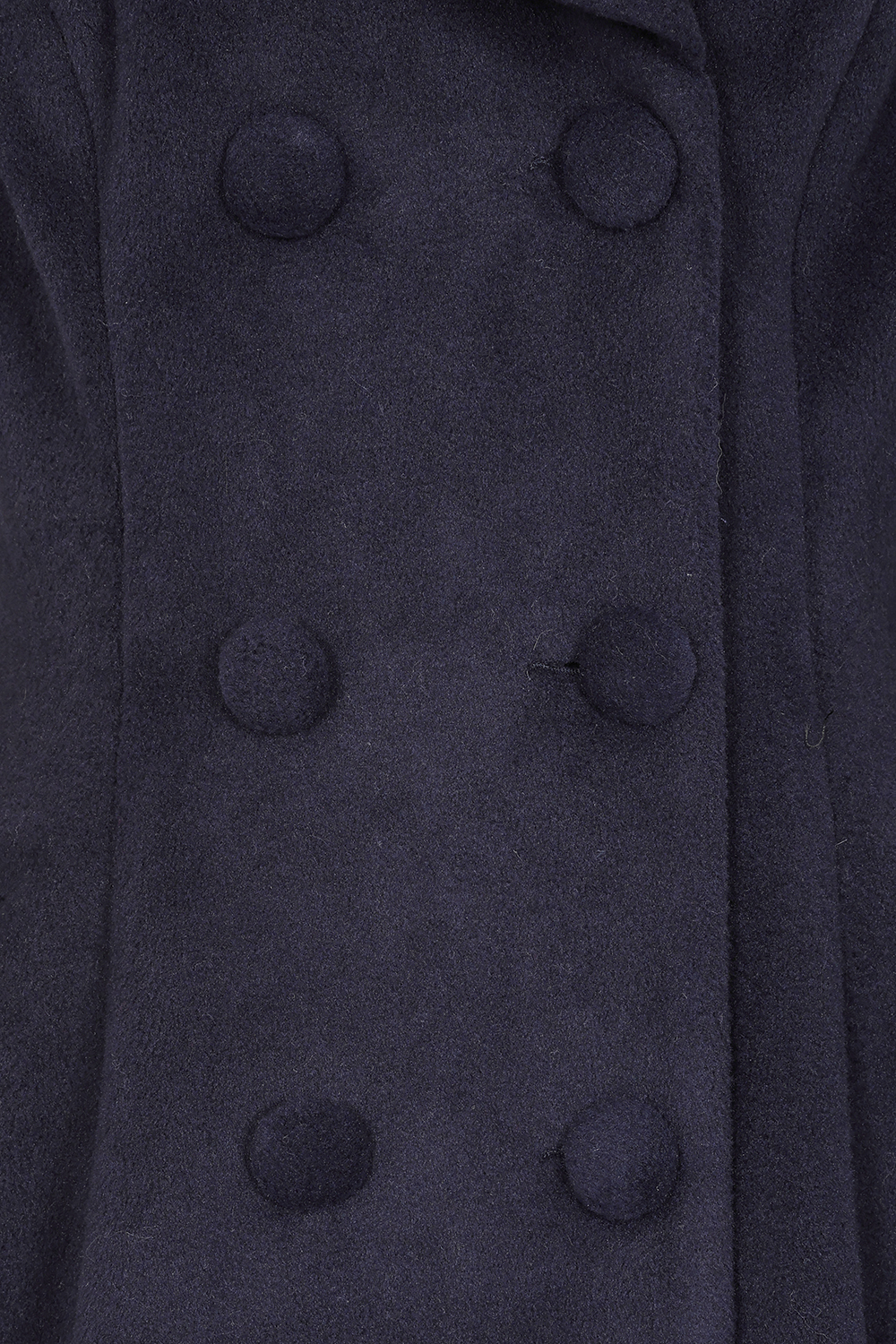 Emmeline Navy Swing Coat in Extended Sizing